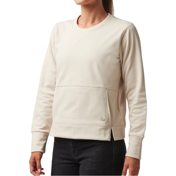 5.11 Tactical Tops - 5.11 Tactical Women’s Cream Pullover Elizabeth Crewneck Sweatshirt size: Large